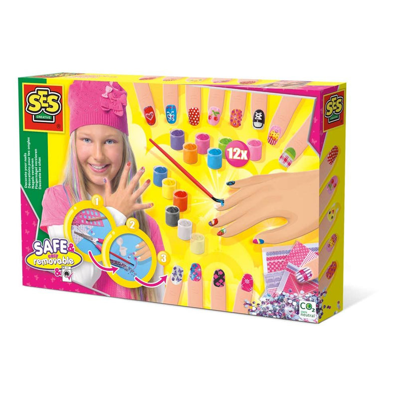 SES CREATIVE Decorate Your Nails Set, 6 Years or Above