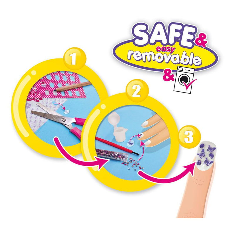SES CREATIVE Decorate Your Nails Set, 6 Years or Above