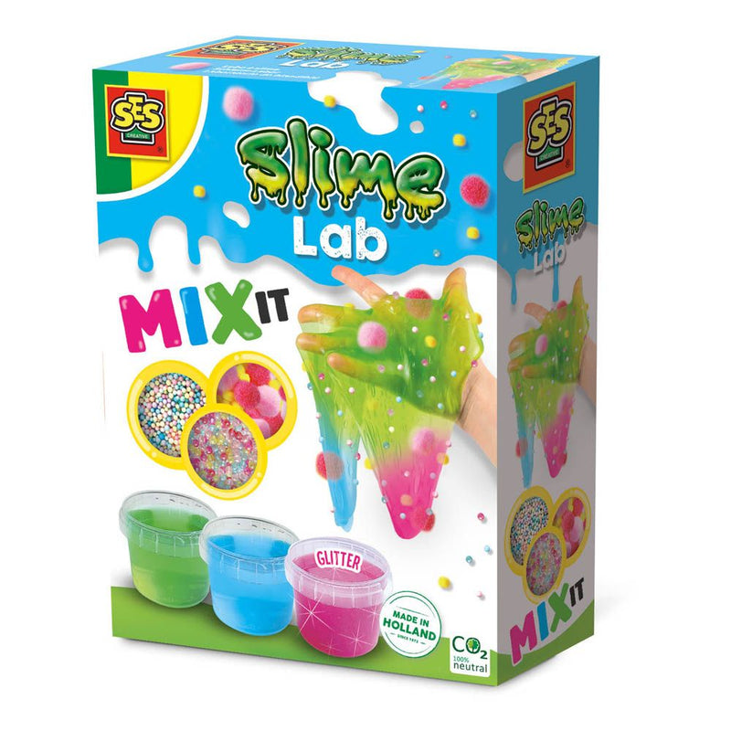 SES CREATIVE Children's Slime Lab Mix It Set Slime Sets, 3 Years and Above