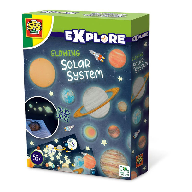 SES CREATIVE Explore Children's Glowing Solar System, 5 Years and Above