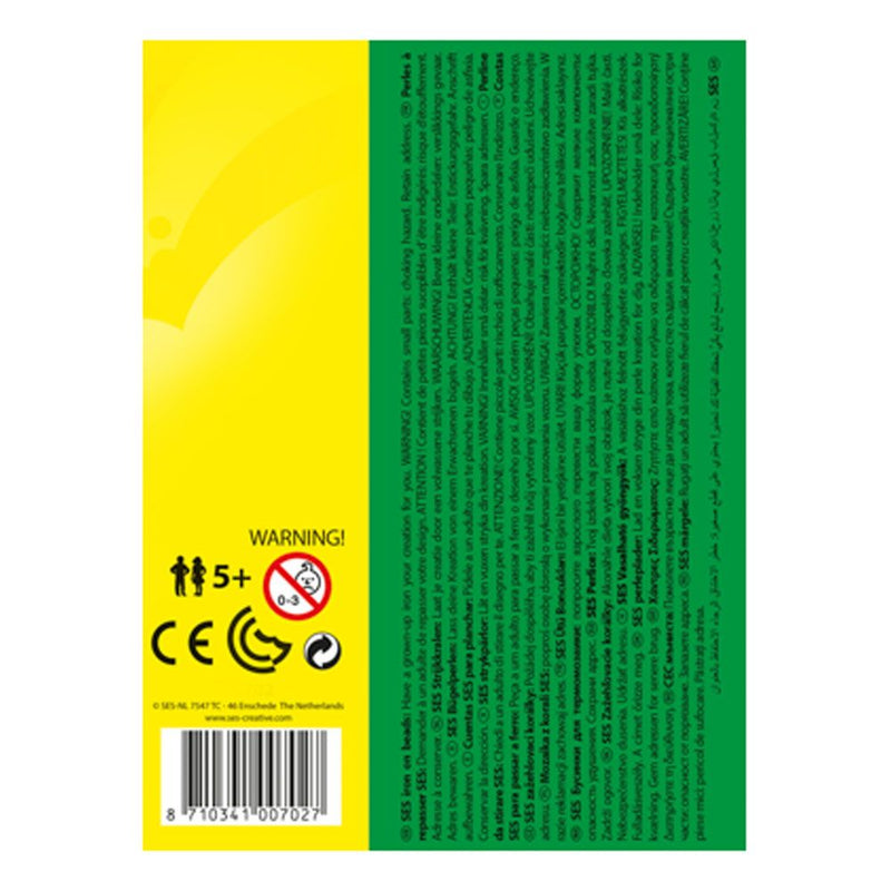 SES CREATIVE Beedz Iron-on Beads 1000 Mix Glitter, 5 Years and Above