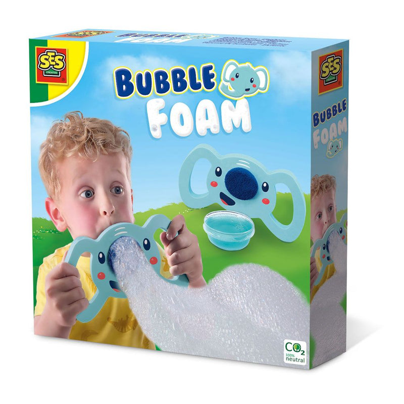 SES CREATIVE Elephant Bubble Foam with Bubble Solution, 3 Years and Above