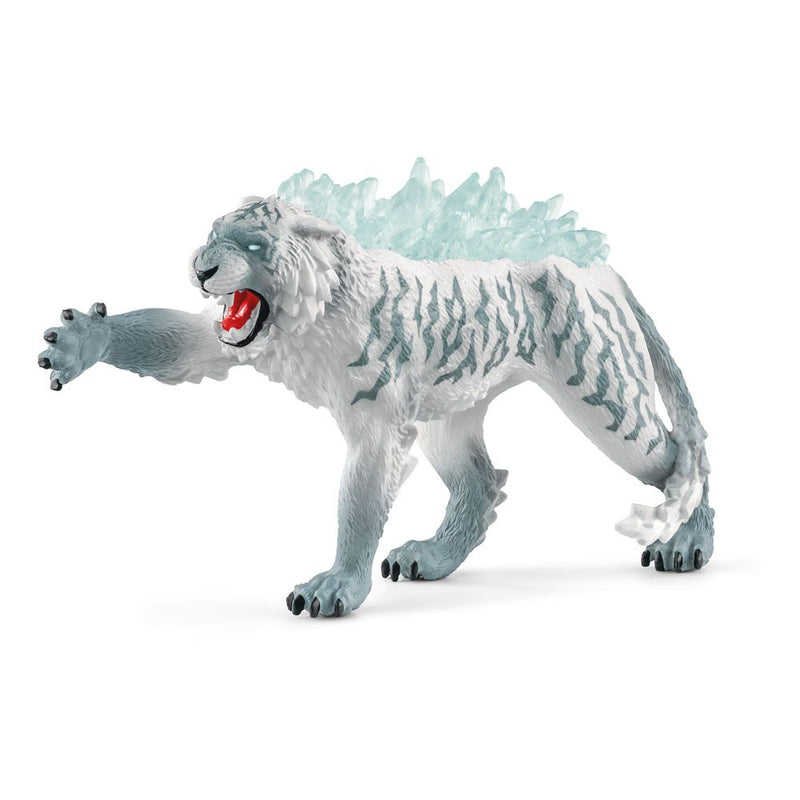 SCHLEICH Eldrador Creatures Ice Tiger Toy Figure, 7 to 12 Years, Multi-colour