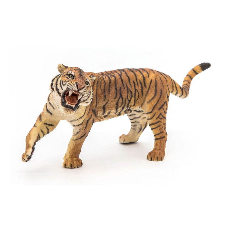 PAPO Wild Animal Kingdom Roaring Tiger Toy Figure, Three Years or Above, Multi-colour