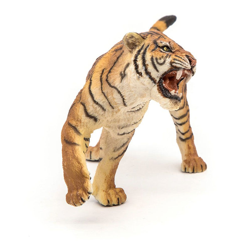 PAPO Wild Animal Kingdom Roaring Tiger Toy Figure, Three Years or Above, Multi-colour