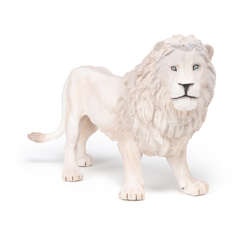 PAPO Large Figurines Large White Lion Toy Figure, Three Years or Above, White