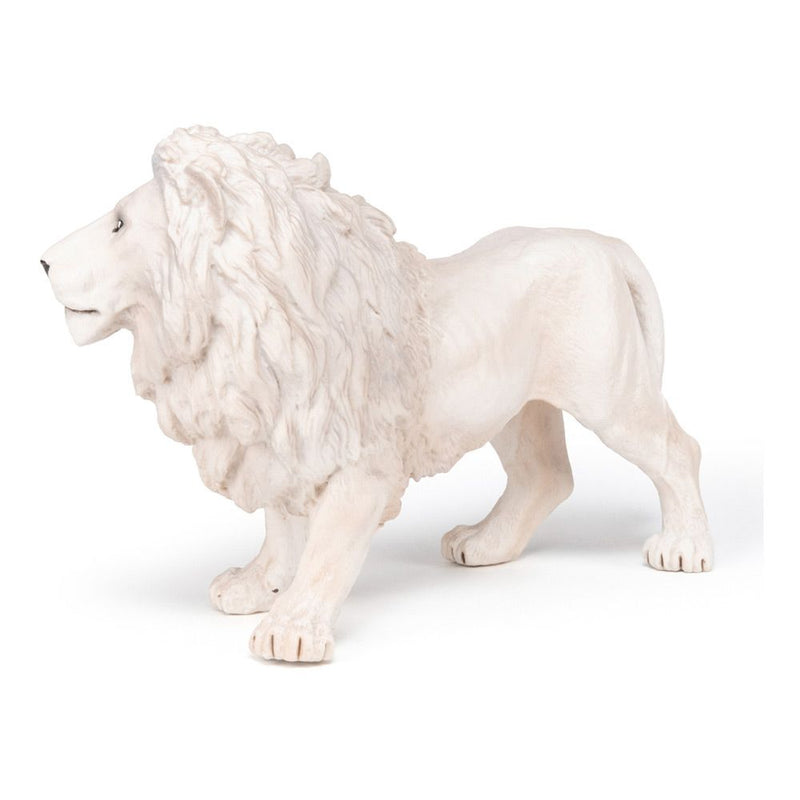 PAPO Large Figurines Large White Lion Toy Figure, Three Years or Above, White