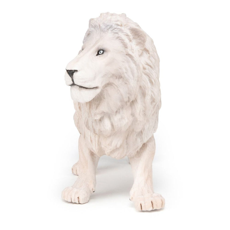 PAPO Large Figurines Large White Lion Toy Figure, Three Years or Above, White