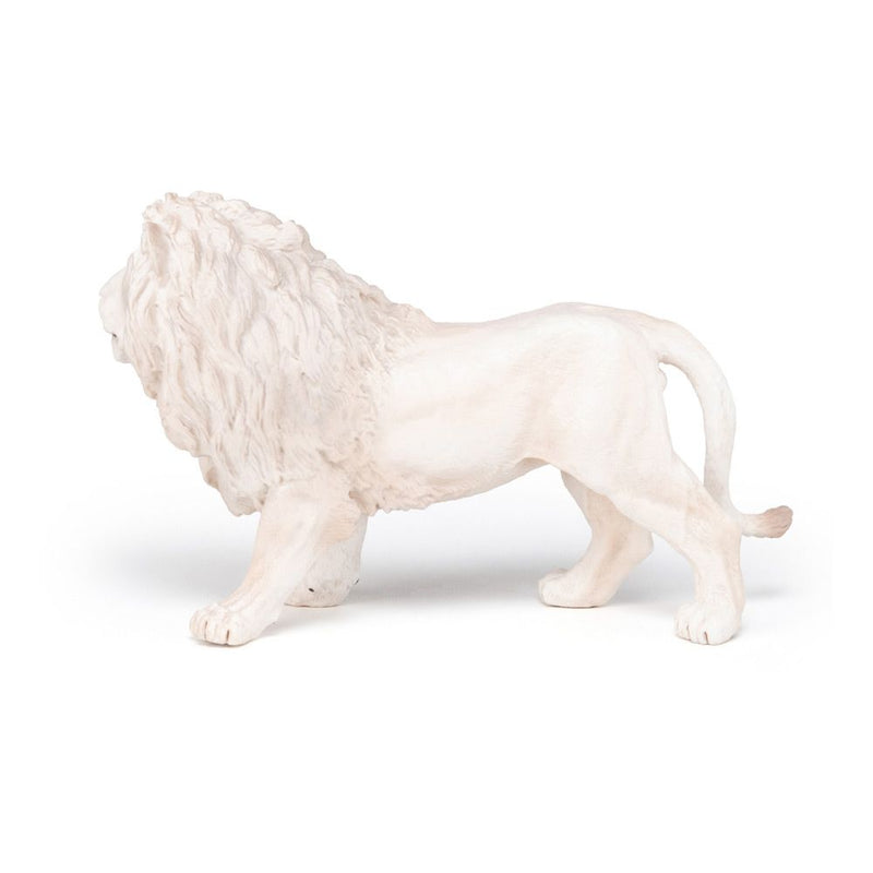 PAPO Large Figurines Large White Lion Toy Figure, Three Years or Above, White
