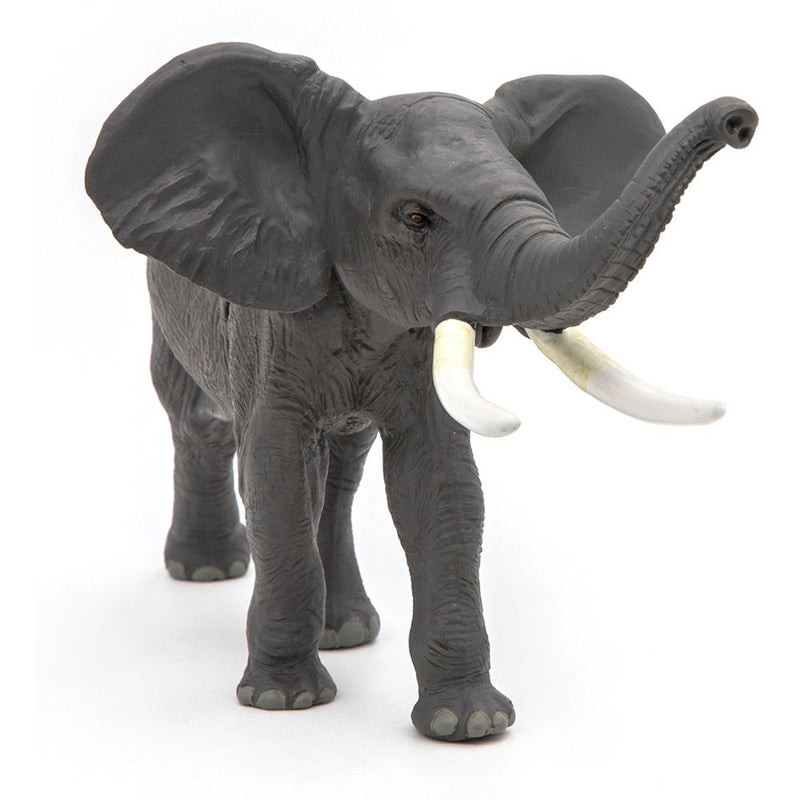 PAPO Wild Animal Kingdom Elephant Toy Figure, Three Years or Above, Grey