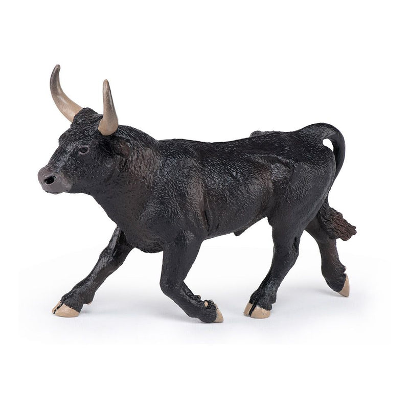 PAPO Farmyard Friends Camargue Bull Toy Figure, Three Years or Above, Black