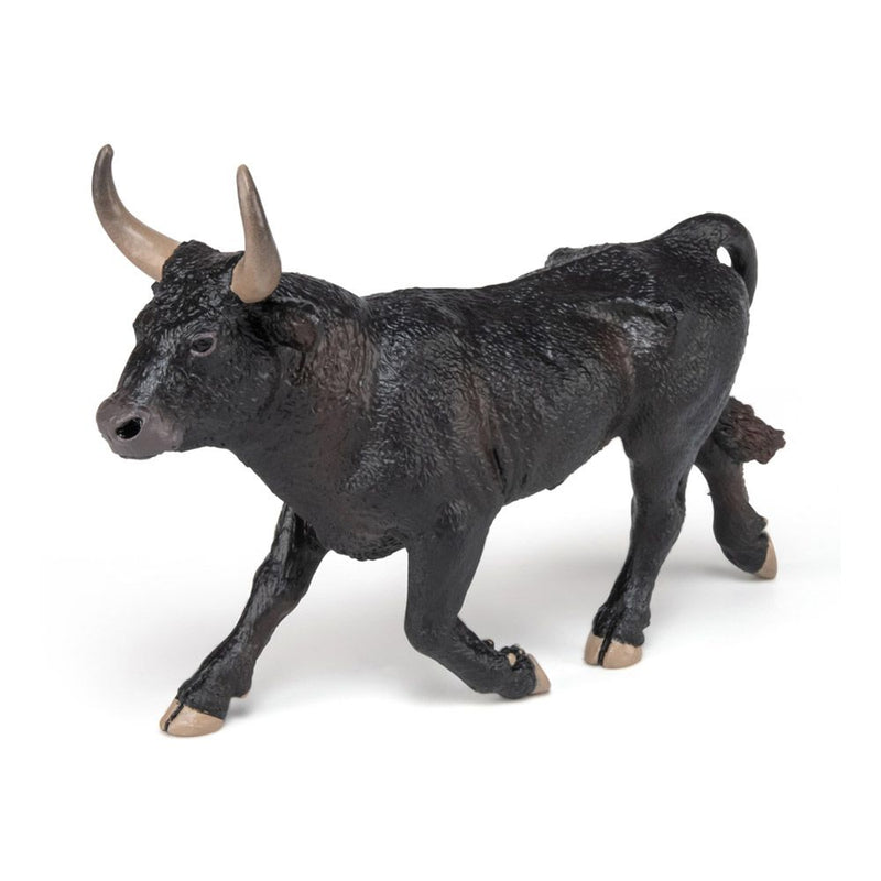PAPO Farmyard Friends Camargue Bull Toy Figure, Three Years or Above, Black