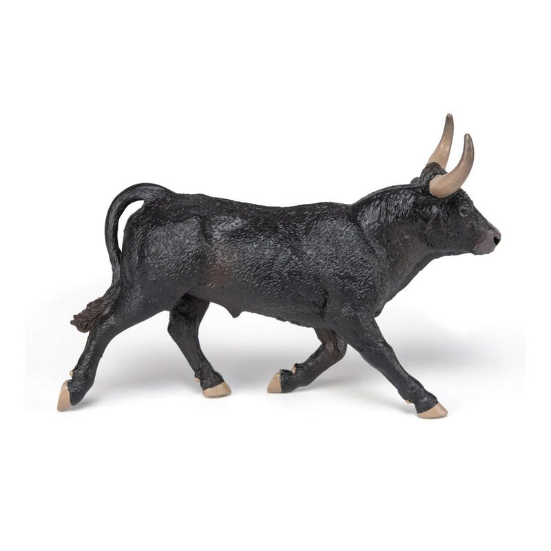 PAPO Farmyard Friends Camargue Bull Toy Figure, Three Years or Above, Black