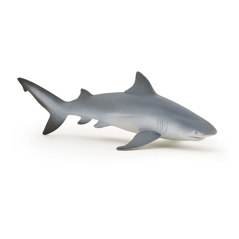 PAPO Marine Life Bull Shark Toy Figure, Three Years or Above, Grey