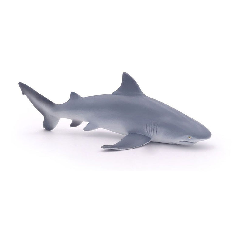 PAPO Marine Life Bull Shark Toy Figure, Three Years or Above, Grey