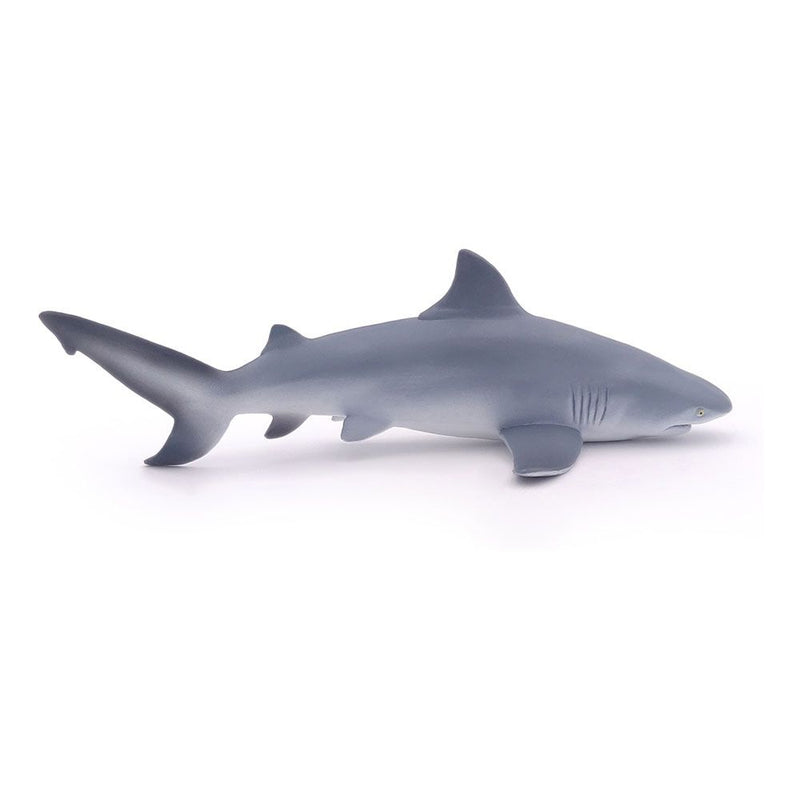 PAPO Marine Life Bull Shark Toy Figure, Three Years or Above, Grey