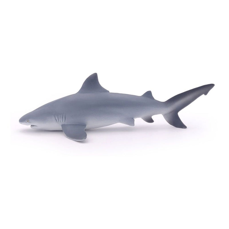 PAPO Marine Life Bull Shark Toy Figure, Three Years or Above, Grey