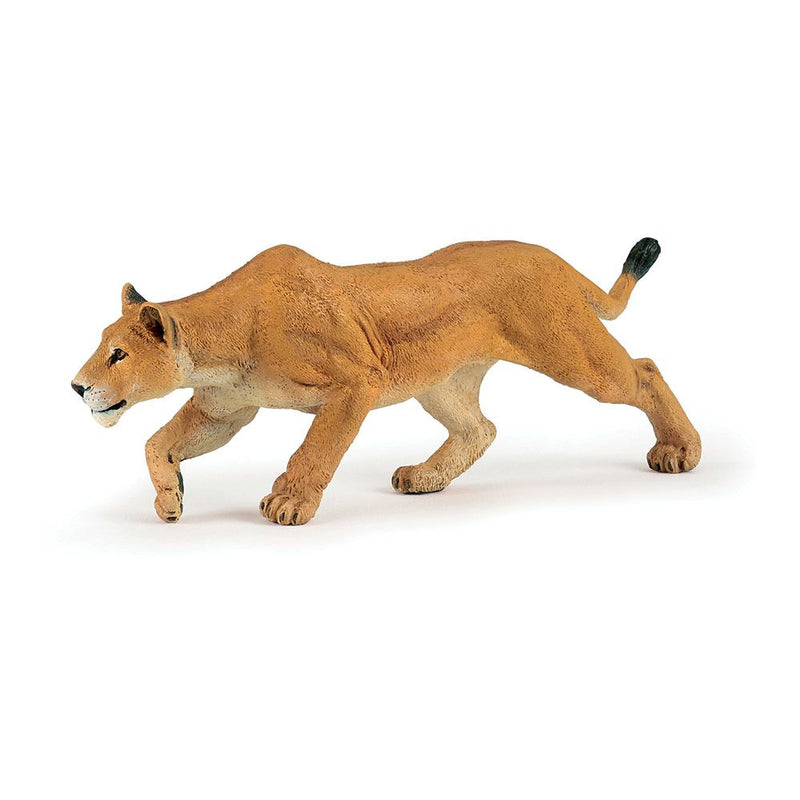 PAPO Wild Animal Kingdom Lioness Chasing Toy Figure, 3 Years or Above, Brown