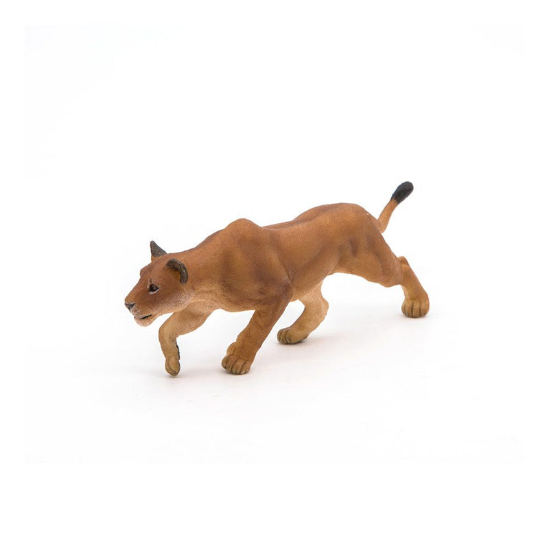 PAPO Wild Animal Kingdom Lioness Chasing Toy Figure, 3 Years or Above, Brown