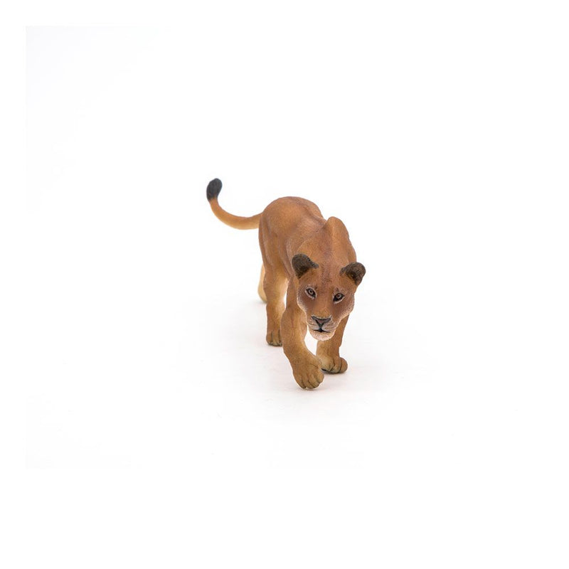 PAPO Wild Animal Kingdom Lioness Chasing Toy Figure, 3 Years or Above, Brown