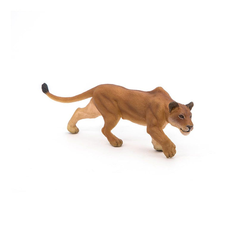 PAPO Wild Animal Kingdom Lioness Chasing Toy Figure, 3 Years or Above, Brown