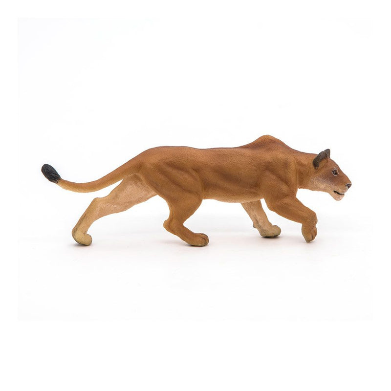 PAPO Wild Animal Kingdom Lioness Chasing Toy Figure, 3 Years or Above, Brown