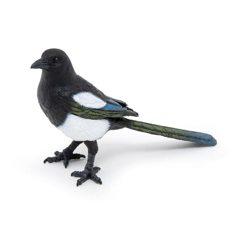 PAPO Wild Animal Kingdom Magpie Toy Figure, 3 Years or Above, Black/White
