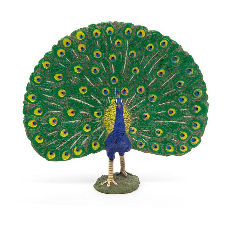 PAPO Farmyard Friends Peacock Toy Figure, 3 Years or Above, Multi-colour