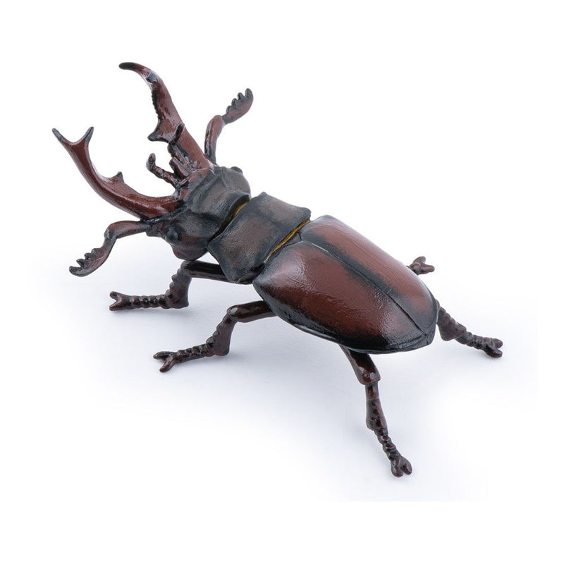 PAPO Wild Animal Kingdom Stag Beetle Toy Figure, 3 Years or Above, Black/Red