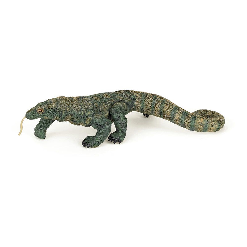 PAPO Wild Animal Kingdom Komodo Dragon Toy Figure, 3 Years or Above, Green