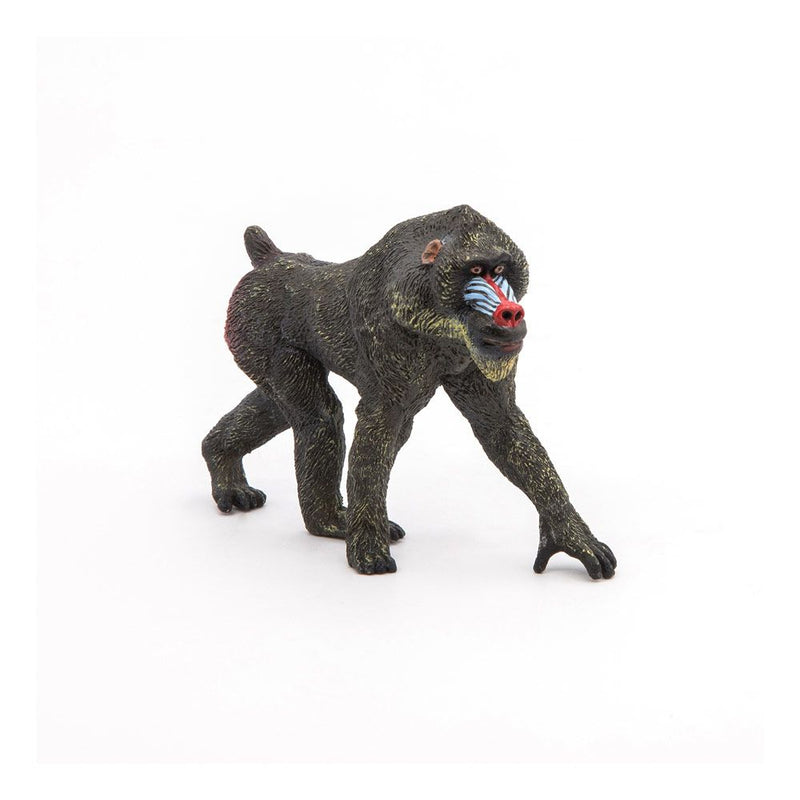 PAPO Wild Animal Kingdom Mandrill Toy Figure, 3 Years or Above, Multi-colour