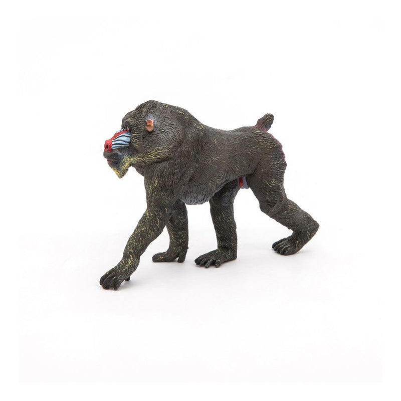 PAPO Wild Animal Kingdom Mandrill Toy Figure, 3 Years or Above, Multi-colour