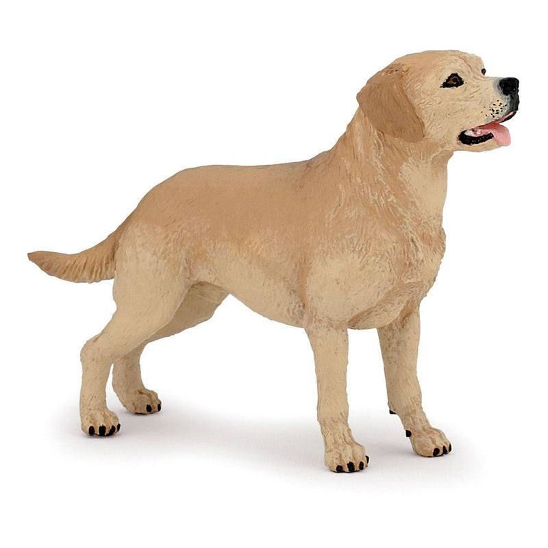 PAPO Dog and Cat Companions Labrador Toy Figure, 10 Months or Above, Yellow