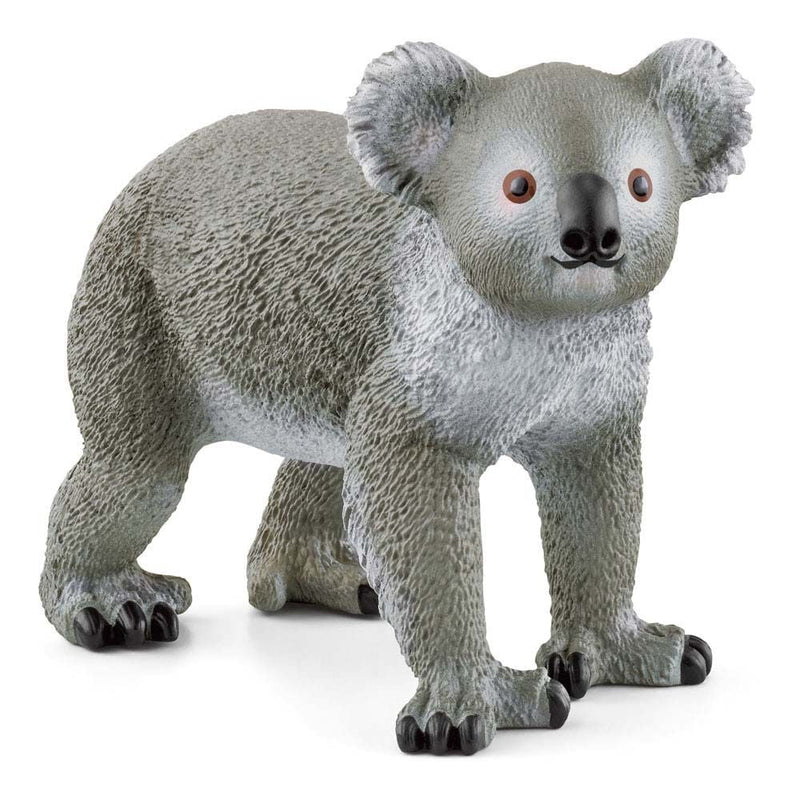 SCHLEICH Wild Life Koala Mother and Baby Toy Figure Set, 3 to 8 Years, Grey