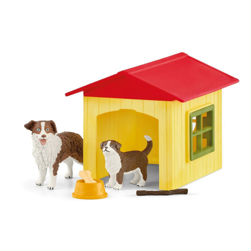 SCHLEICH Farm World Friendly Dog House Toy Playset, 3 to 8 Years, Multi-colour