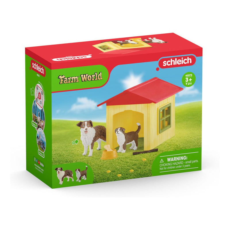 SCHLEICH Farm World Friendly Dog House Toy Playset, 3 to 8 Years, Multi-colour