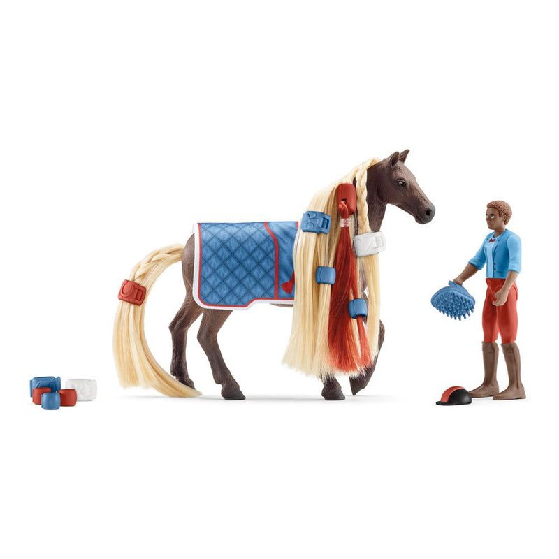 SCHLEICH Horse Club Sofia's Beauties Leo & Rocky Toy Figure Starter Set, 4 Years and Above, Multi-colour