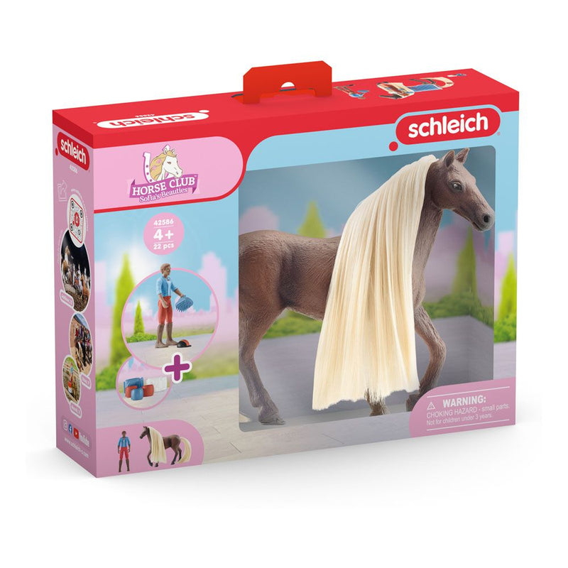 SCHLEICH Horse Club Sofia's Beauties Leo & Rocky Toy Figure Starter Set, 4 Years and Above, Multi-colour