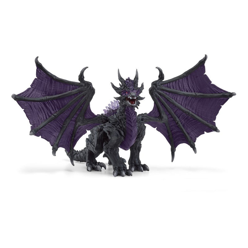 SCHLEICH Eldrador Creatures Shadow Dragon Toy Figure, 7 to 12 Years, Grey/Purple