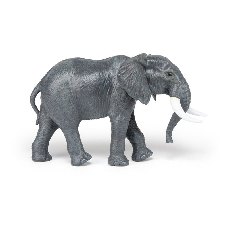 PAPO Large Figurines Large African Elephant Toy Figure, 3 Years or Above, Grey