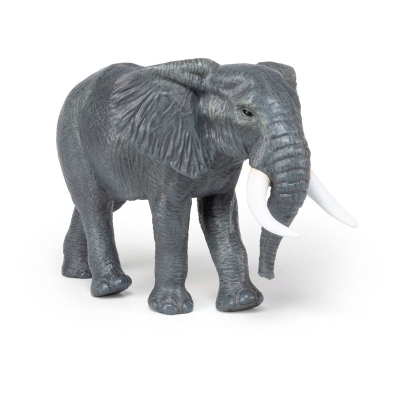 PAPO Large Figurines Large African Elephant Toy Figure, 3 Years or Above, Grey