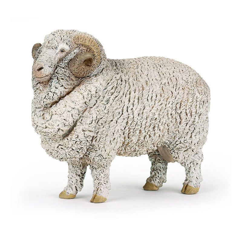 PAPO Farmyard Friends Merinos Sheep Toy Figure, 3 Years or Above, White