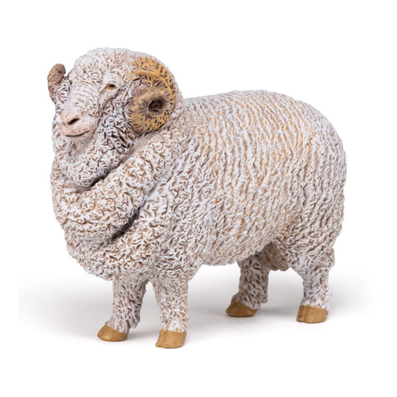 PAPO Farmyard Friends Merinos Sheep Toy Figure, 3 Years or Above, White
