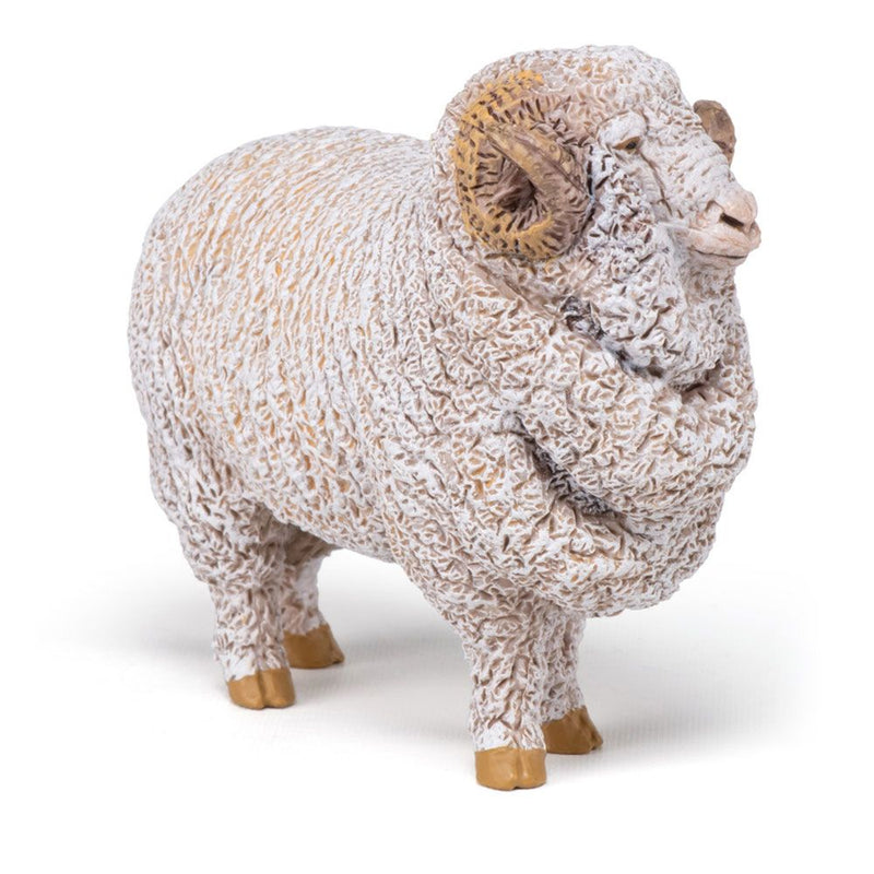 PAPO Farmyard Friends Merinos Sheep Toy Figure, 3 Years or Above, White