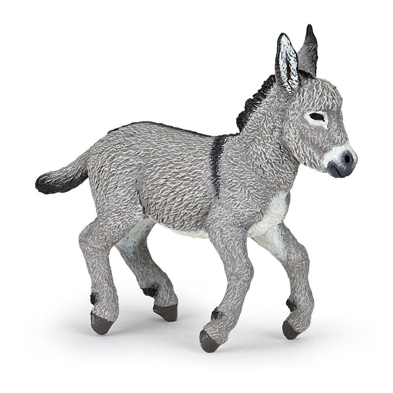 PAPO Farmyard Friends Provence Donkey Foal Toy Figure, 3 Years or Above, Grey