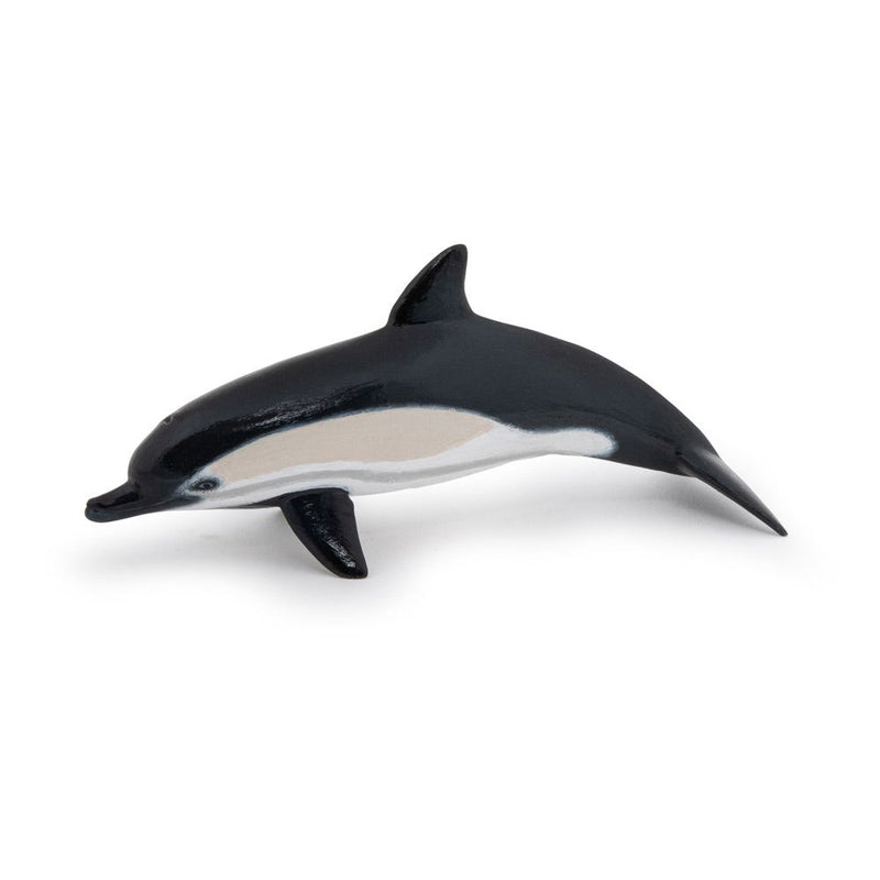 PAPO Marine Life Common Dolphin Toy Figure, 3 Years or Above, Black/White