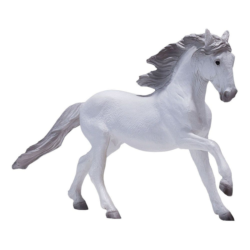 MOJO Farmland Lusitano White Toy Figure, 3 Years and Above, White/Grey