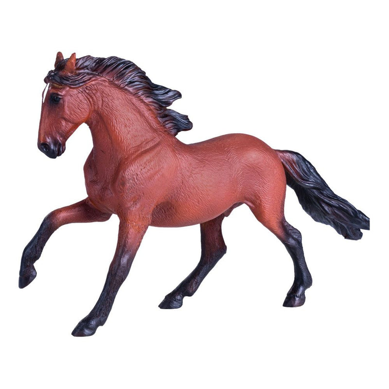 MOJO Farmland Lusitano Brown Toy Figure, 3 Years and Above, Brown/Black