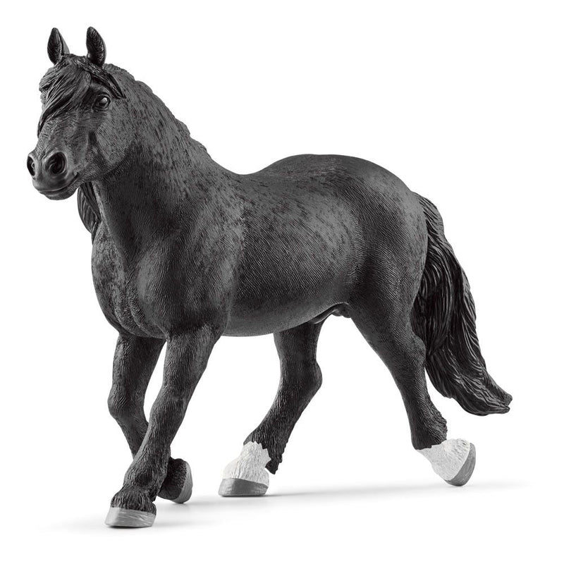 SCHLEICH Farm World Noriker Stallion Toy Figure, 3 to 8 Years, Black