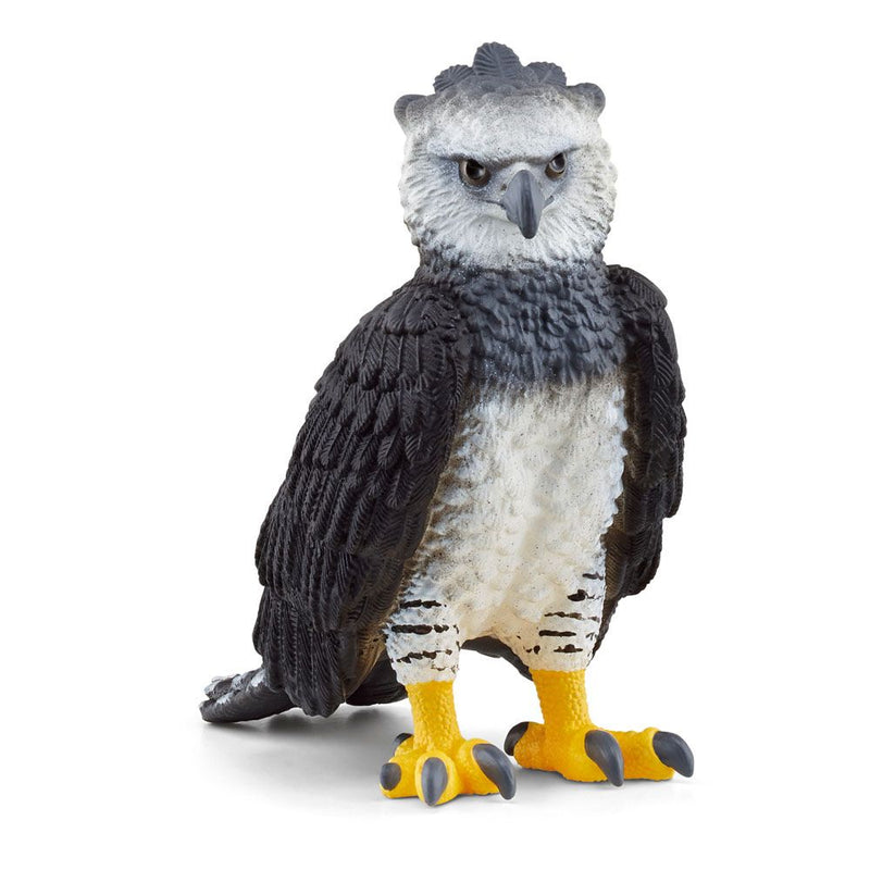 SCHLEICH Wild Life Harpy Eagle Toy Figure, 3 to 8 Years, Grey/White